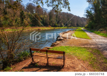 River Suir In Spring In Cahir, Ireland River Suir In Spring In Cahir, Ireland 66030748