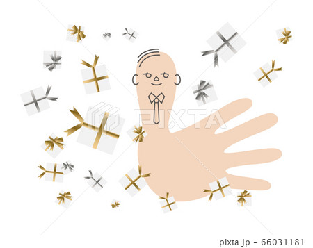 祝 父の日 おとうさんゆびのイラスト素材