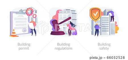 Construction business abstract concept vector illustrations. 66032528