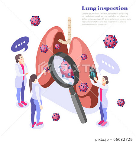 Lung Inspection Isometric Concept 66032729