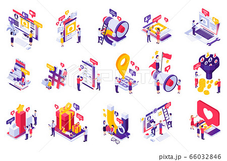 SMM Promotion Isometric Set  66032846