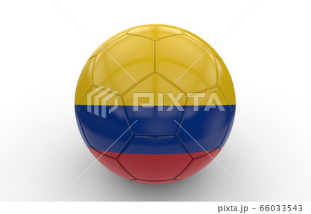 Soccer ball with Algeria flag; 3d rendering Soccer ball with Algeria flag; 3d rendering 66033543