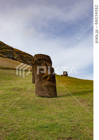Stone statues Moai on Easter Island Rapa Nui Stone statues Moai on Easter Island Rapa Nui 66034082
