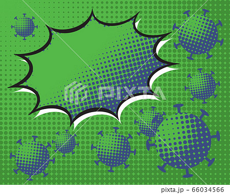 Background with bubbles in pop-art style 66034566