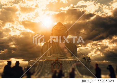 White phuket Big Buddha statue 66035324