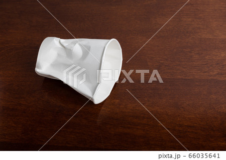 Crumbled white Paper cup Crumbled white Paper cup 66035641