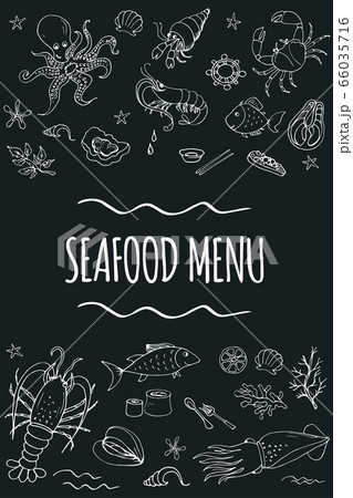 Seafood menu template page 66035716