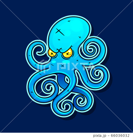Trendy Linear Octopus Logo Icon Illustration Trendy Linear Octopus Logo Icon Illustration 66036032