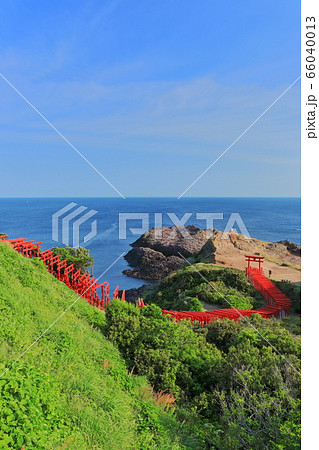 【山口県】晴天下の元乃隅神社 66040013