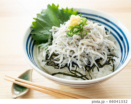 釜揚げしらす丼 釜揚げしらす丼 66041332