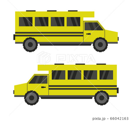 school bus icon school bus icon 66042163