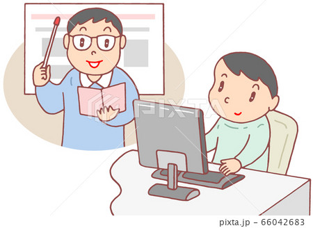 遠隔授業 遠隔授業 66042683