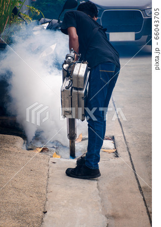 Fogging DDT spray mosquito kill for virus protect 66043705