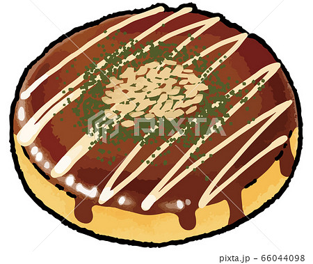 お好み焼きのイラスト素材