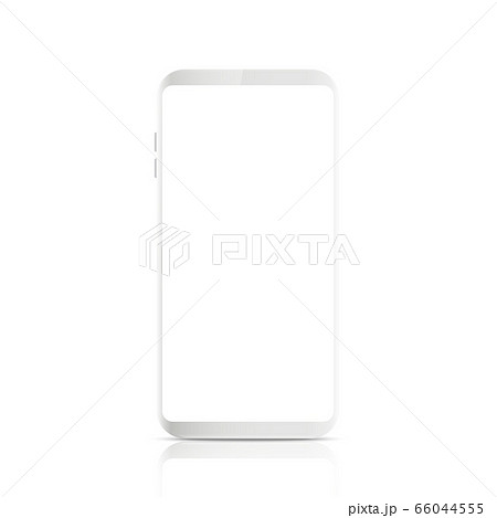 New realistic mobile smart phone modern style. Vector smartphone isolated on white background. 66044555