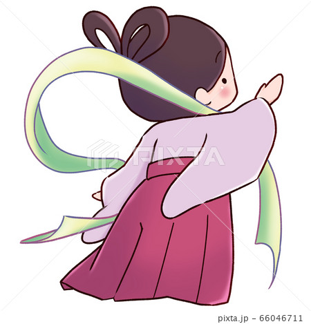 織姫イラスト3 カラーのイラスト素材