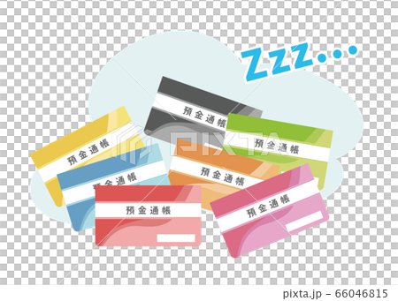 使わないお金 休眠口座イメージのイラスト 66046815