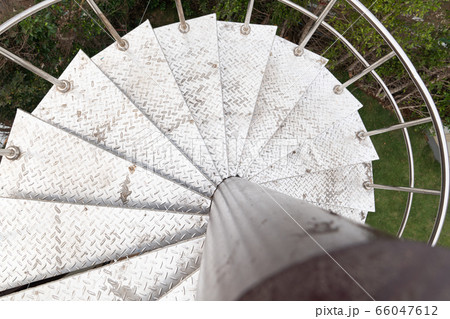 Modern ladder building interior background. Modern ladder building interior background. 66047612