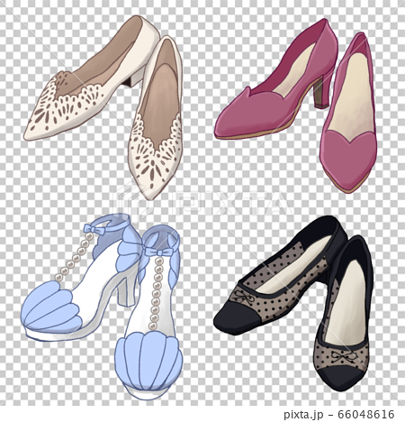 Fashionable Shoes Stock Illustration