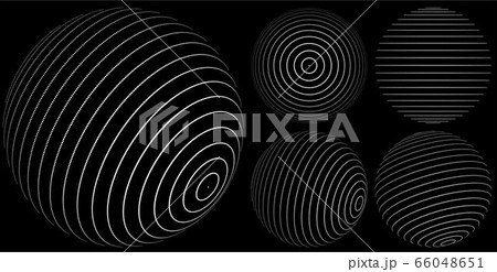 3D sphere grid. Technology concept. Abstract vector illustration. 3D sphere grid. Technology concept. Abstract vector illustration. 66048651