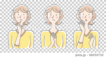 女性面部表情負面圖 66050730