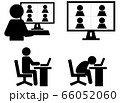 テレワーク、リモートワーク、在宅勤務、ビデオ会議、リモート会議 66052060