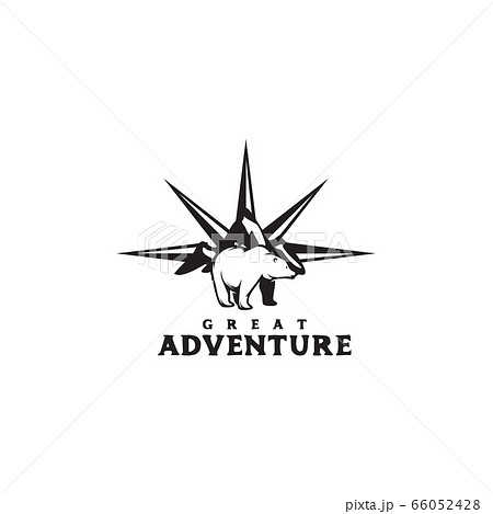 Bear logo design vector illustration template 66052428