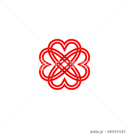 Knot love icon logo design vector template 66054191