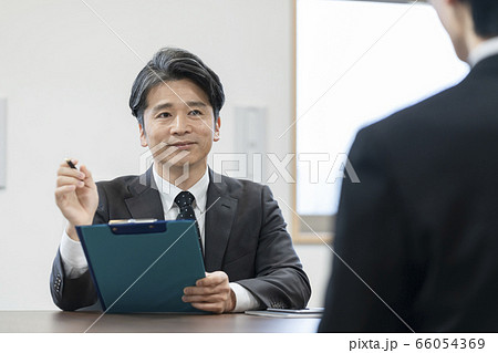 面接　面談　イメージ 66054369