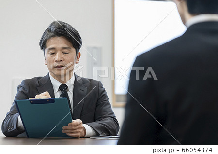 面接　面談　イメージ 66054374