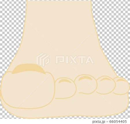 Floating finger foot illustration 66054405