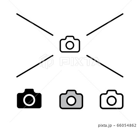 Simple outline Foto camera icon vector illustration Simple outline Foto camera icon vector illustration 66054862
