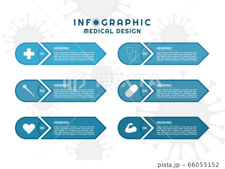 Infographic ingredient label for medical 66055152