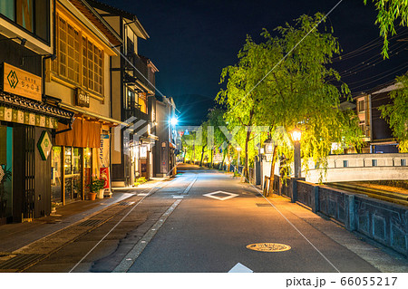 《兵庫県》新緑の城崎温泉・温泉街 66055217