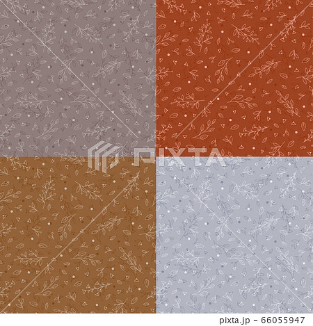 Seamless pattern with hand drawn flowers, vector illustration Seamless pattern with hand drawn flowers, vector illustration 66055947