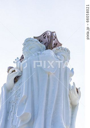 Statue of goddess Guanyin on the territory of 66058021