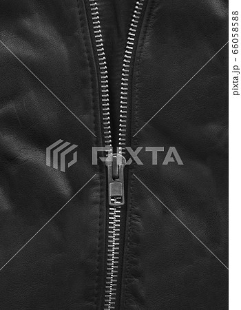 Black leather jacket close-up Black leather jacket close-up 66058588