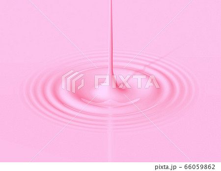 Pink drop of strawberry milk and ripple 66059862