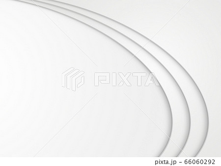 抽象的な背景 幾何学模様 楕円 レイヤードスタイル 白のイラスト素材