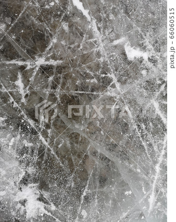Photo of ice with scratches from the skates 66060515