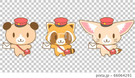 Animal postman set 3 66064291