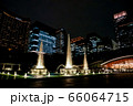 和田倉噴水公園と大手町ビル群夜景 66064715