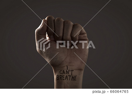 raised fist and text I cant breathe raised fist and text I cant breathe 66064765