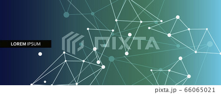 Graphic abstract background. Connect visualization with dots and lines Graphic abstract background. Connect visualization with dots and lines 66065021