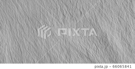 Grey canvas with delicate striped pattern, crumpled. High quality photo of fabric texture 66065841