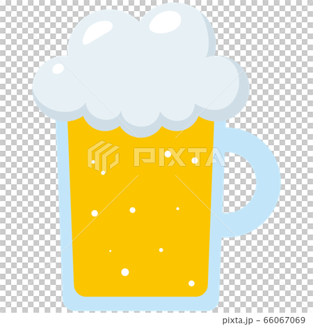 啤酒進入一個杯子 66067069