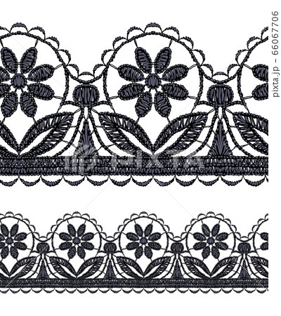 Seamless openwork lace border. 66067706