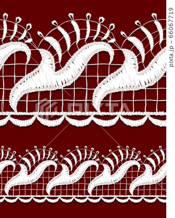 Seamless openwork lace border. 66067719
