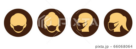 Novel coronavirus, people in medical face mask 66068064