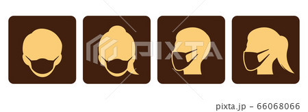 Novel coronavirus, people in medical face mask 66068066